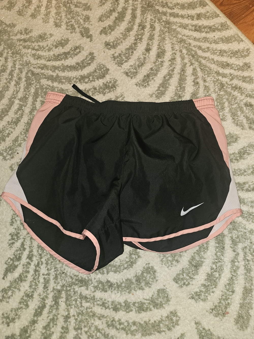 Nike Women’s Black and Pink Running Shorts